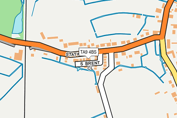 TA9 4BS map - OS OpenMap – Local (Ordnance Survey)