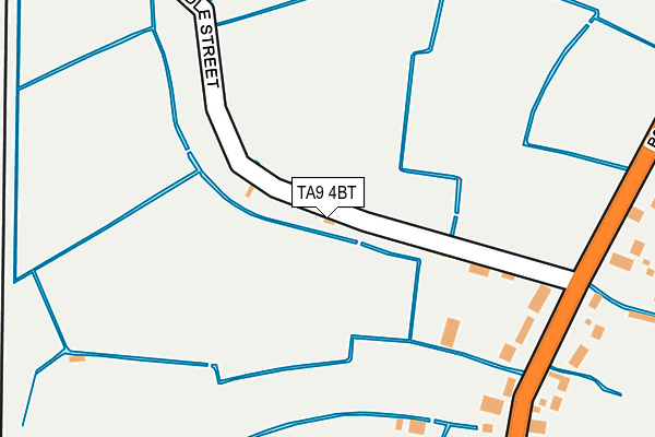 TA9 4BT map - OS OpenMap – Local (Ordnance Survey)