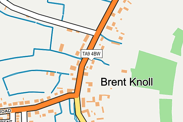 TA9 4BW map - OS OpenMap – Local (Ordnance Survey)