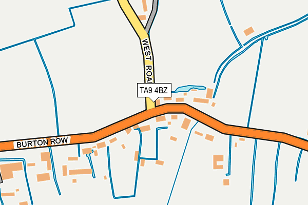 TA9 4BZ map - OS OpenMap – Local (Ordnance Survey)