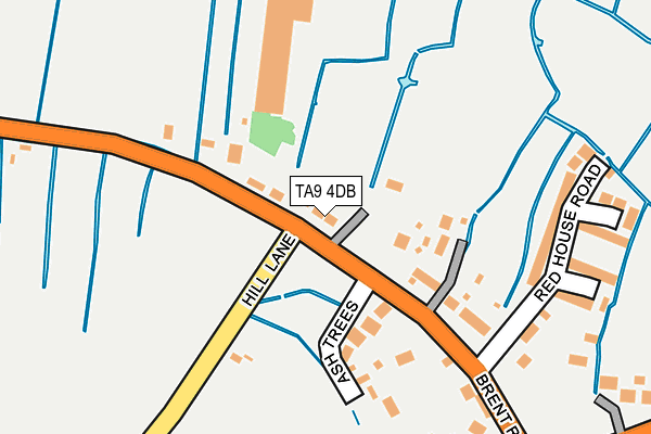 TA9 4DB map - OS OpenMap – Local (Ordnance Survey)