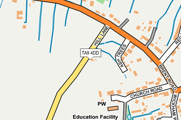 TA9 4DD map - OS OpenMap – Local (Ordnance Survey)