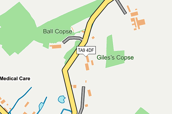 TA9 4DF map - OS OpenMap – Local (Ordnance Survey)