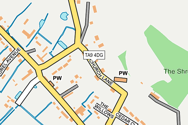 TA9 4DG map - OS OpenMap – Local (Ordnance Survey)