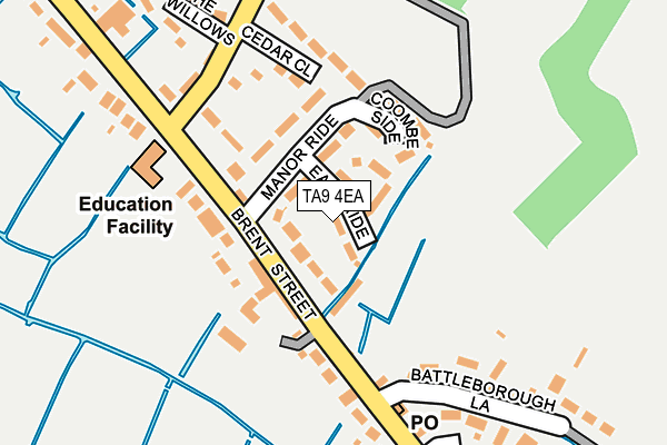 TA9 4EA map - OS OpenMap – Local (Ordnance Survey)