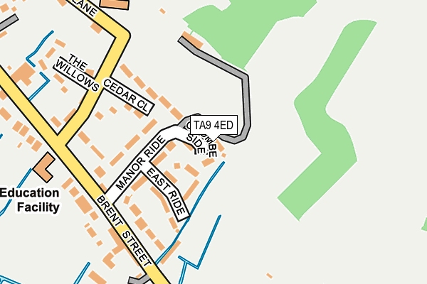 TA9 4ED map - OS OpenMap – Local (Ordnance Survey)