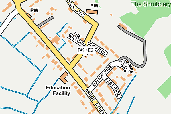 TA9 4EG map - OS OpenMap – Local (Ordnance Survey)