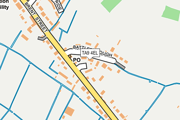 TA9 4EL map - OS OpenMap – Local (Ordnance Survey)