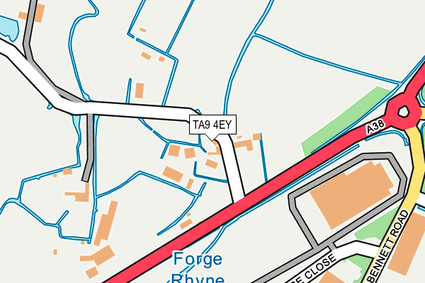 TA9 4EY map - OS OpenMap – Local (Ordnance Survey)