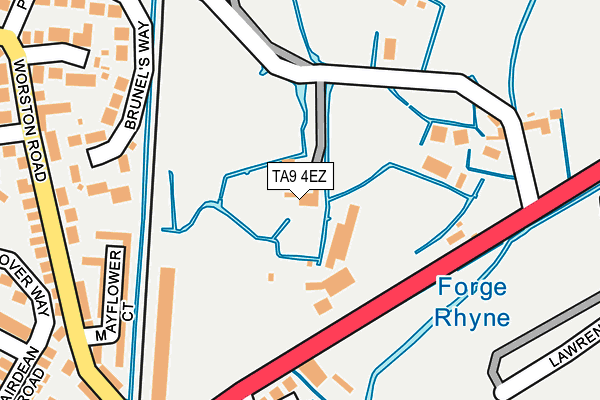 TA9 4EZ map - OS OpenMap – Local (Ordnance Survey)