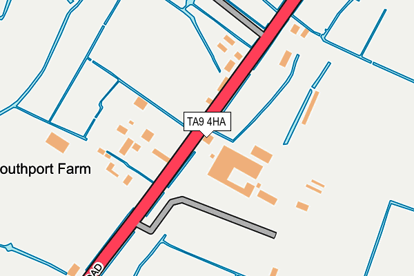 TA9 4HA map - OS OpenMap – Local (Ordnance Survey)