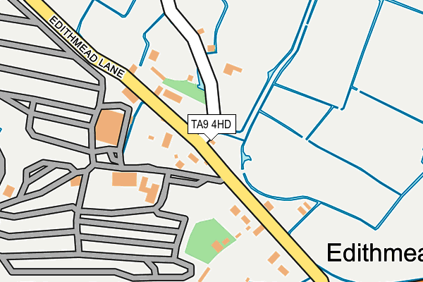 TA9 4HD map - OS OpenMap – Local (Ordnance Survey)