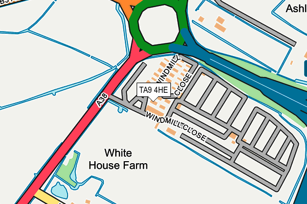 TA9 4HE map - OS OpenMap – Local (Ordnance Survey)