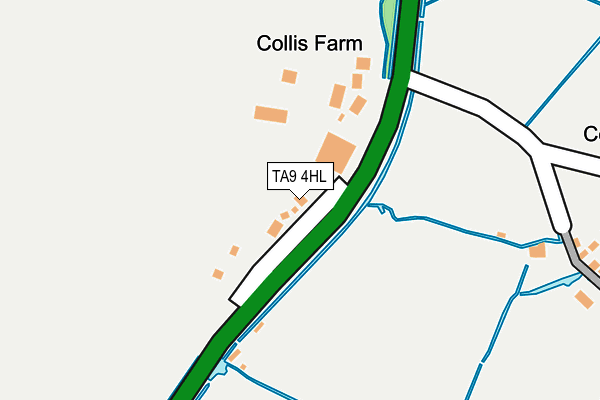 TA9 4HL map - OS OpenMap – Local (Ordnance Survey)