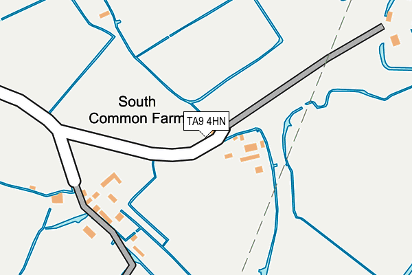 TA9 4HN map - OS OpenMap – Local (Ordnance Survey)