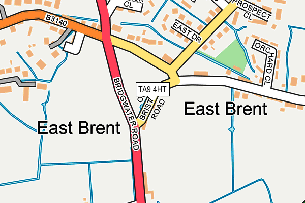 TA9 4HT map - OS OpenMap – Local (Ordnance Survey)