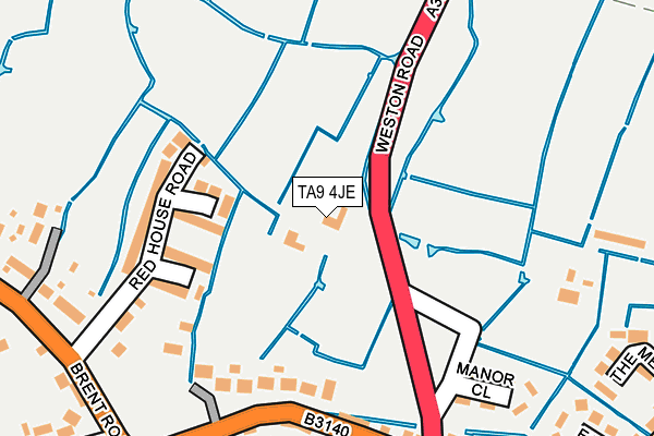 TA9 4JE map - OS OpenMap – Local (Ordnance Survey)