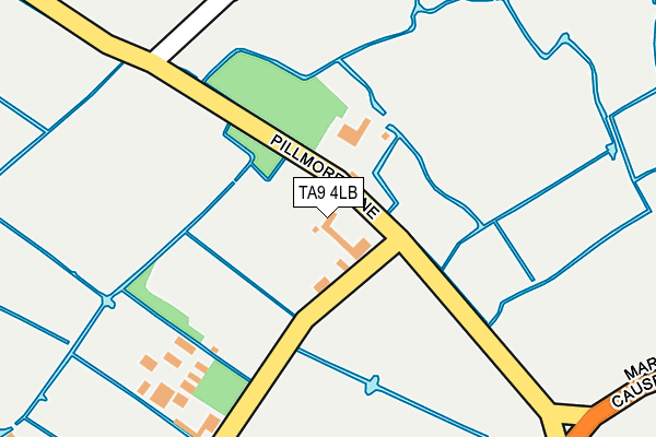 TA9 4LB map - OS OpenMap – Local (Ordnance Survey)