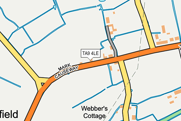 TA9 4LE map - OS OpenMap – Local (Ordnance Survey)