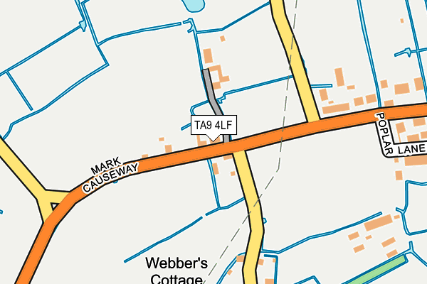 TA9 4LF map - OS OpenMap – Local (Ordnance Survey)