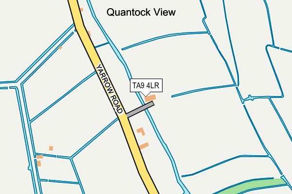 TA9 4LR map - OS OpenMap – Local (Ordnance Survey)