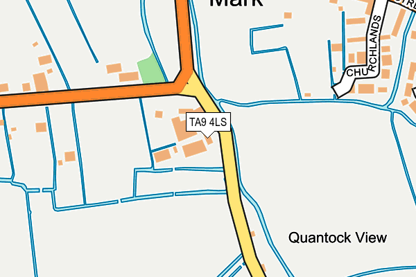 TA9 4LS map - OS OpenMap – Local (Ordnance Survey)