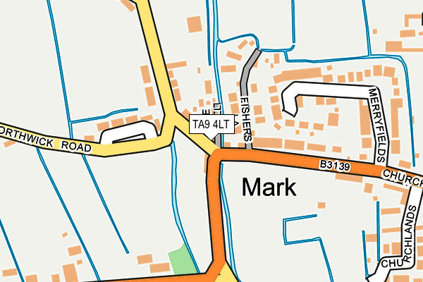 TA9 4LT map - OS OpenMap – Local (Ordnance Survey)