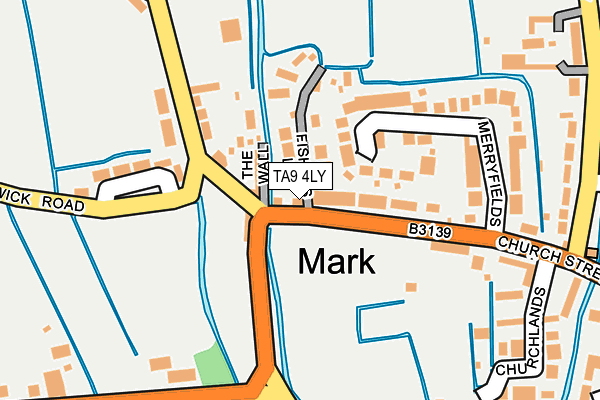 TA9 4LY map - OS OpenMap – Local (Ordnance Survey)