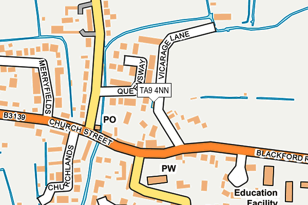TA9 4NN map - OS OpenMap – Local (Ordnance Survey)