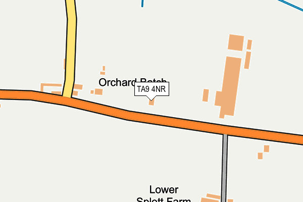 TA9 4NR map - OS OpenMap – Local (Ordnance Survey)