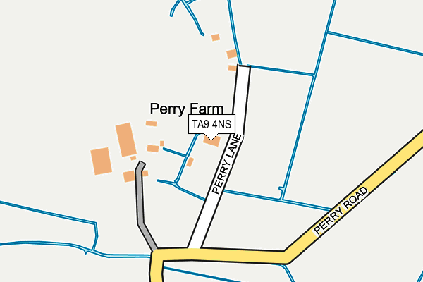 TA9 4NS map - OS OpenMap – Local (Ordnance Survey)