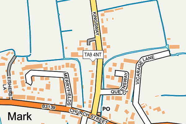 TA9 4NT map - OS OpenMap – Local (Ordnance Survey)