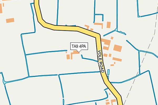 TA9 4PA map - OS OpenMap – Local (Ordnance Survey)