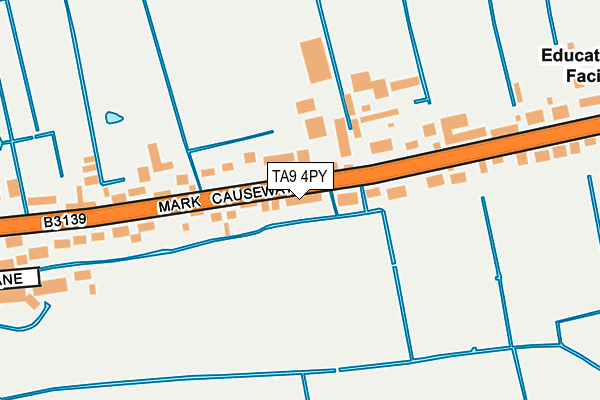 TA9 4PY map - OS OpenMap – Local (Ordnance Survey)