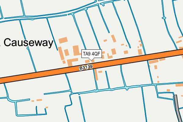 TA9 4QF map - OS OpenMap – Local (Ordnance Survey)