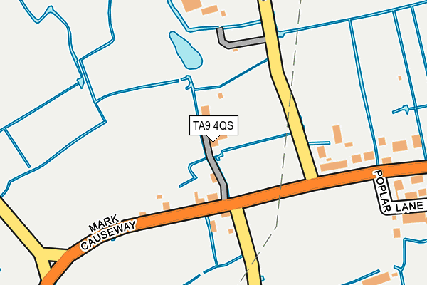 TA9 4QS map - OS OpenMap – Local (Ordnance Survey)