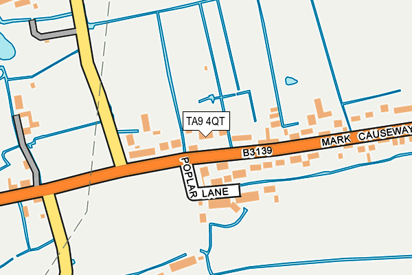 TA9 4QT map - OS OpenMap – Local (Ordnance Survey)