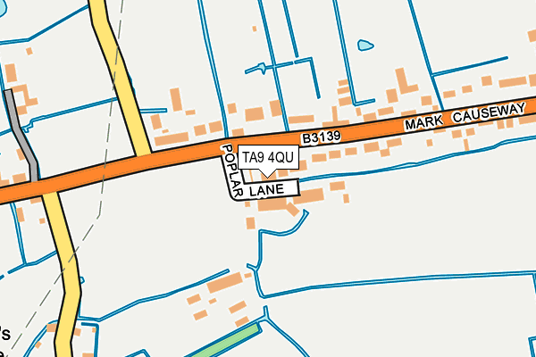 TA9 4QU map - OS OpenMap – Local (Ordnance Survey)