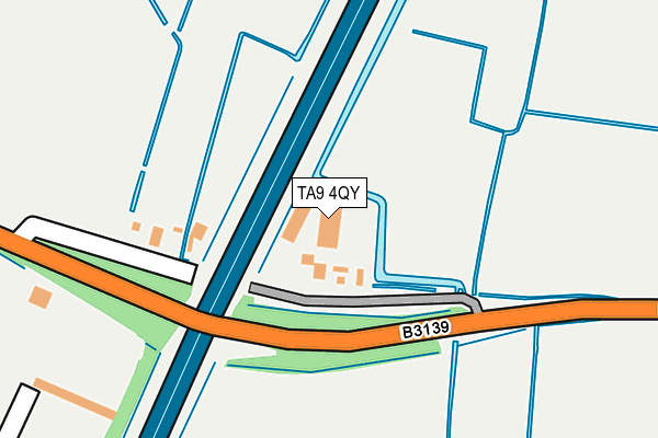 TA9 4QY map - OS OpenMap – Local (Ordnance Survey)