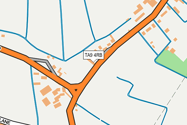 TA9 4RB map - OS OpenMap – Local (Ordnance Survey)