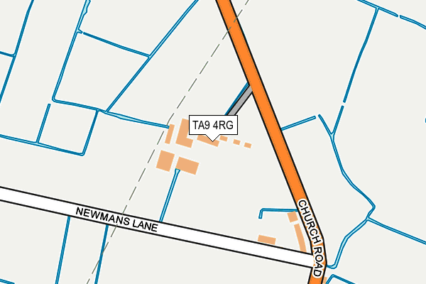 TA9 4RG map - OS OpenMap – Local (Ordnance Survey)