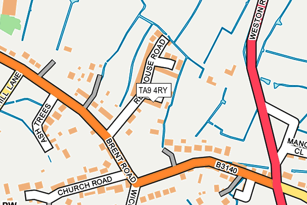 TA9 4RY map - OS OpenMap – Local (Ordnance Survey)