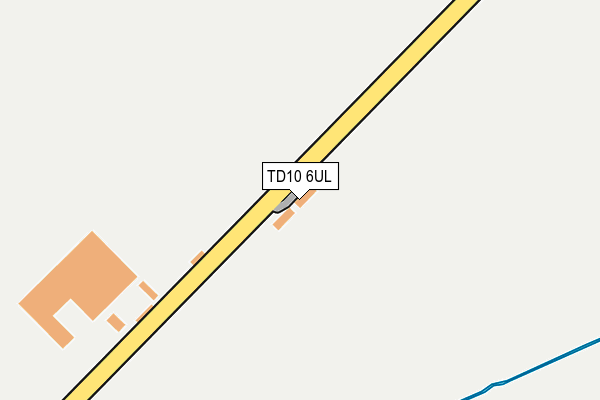 TD10 6UL map - OS OpenMap – Local (Ordnance Survey)