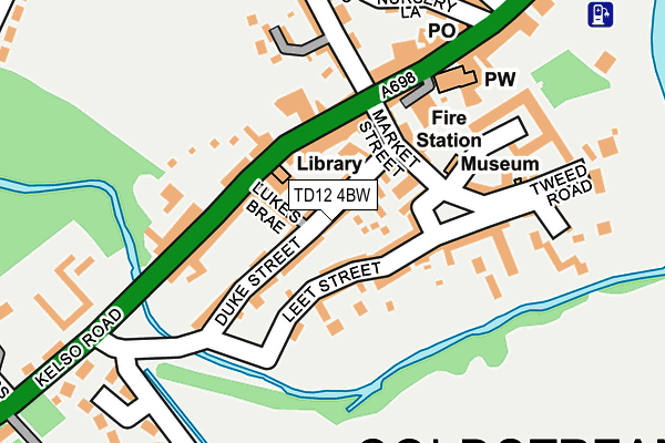Map of COLDSTREAM RECYCLING LIMITED at local scale