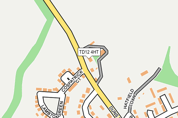 TD12 4HT map - OS OpenMap – Local (Ordnance Survey)