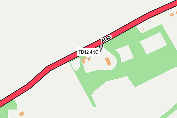 TD12 4NQ map - OS OpenMap – Local (Ordnance Survey)