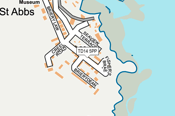 TD14 5PP map - OS OpenMap – Local (Ordnance Survey)