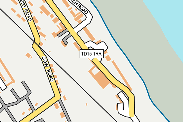 TD15 1RR map - OS OpenMap – Local (Ordnance Survey)