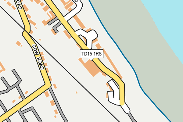 TD15 1RS map - OS OpenMap – Local (Ordnance Survey)