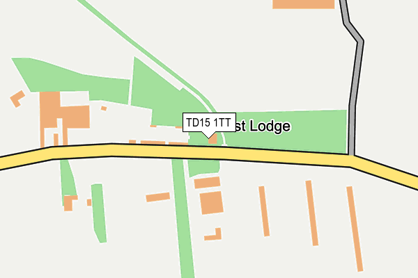 TD15 1TT map - OS OpenMap – Local (Ordnance Survey)
